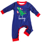 New Dinosaur Letter Print Parent Child Pajama Set Pi-Mart