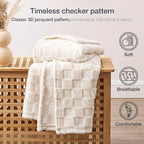 Soft and Cozy Luxurious Glam Plaid Throw Blanket - Reversible, All-Season 3D Checkered Pattern Fantasy Themed Polyester Flannel Fleece Bed Throw for Perfect Comfort Lootquake LLC