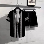 Fashion 3D Digital Printing Hawaiian Vacation Shirt Shorts