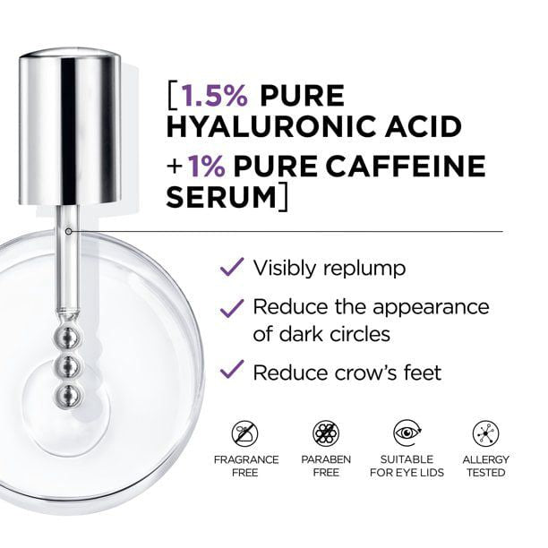 L'oreal Paris Revitalift Derm Intensives Hyaluronic Caffeine Eye Serum, 0.67 fl oz EasyOptionXY LLC