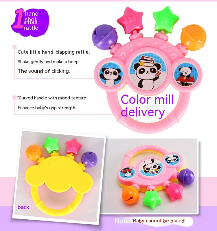Baby Toys 3-6-12 Months Newborn Rattle 0-1 Year Old Baby Early Childhood Education Toddler Rattle Teether Pi-Mart