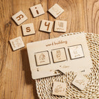 Montessori Early Education Wooden English Word Board Pi-Mart