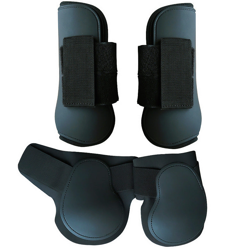 No 4 Obstacle Horse Leg Guard Horse Leggings PU Shell Lootquake LLC