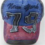 Men's Washed Letter Embroidery Baseball Cap