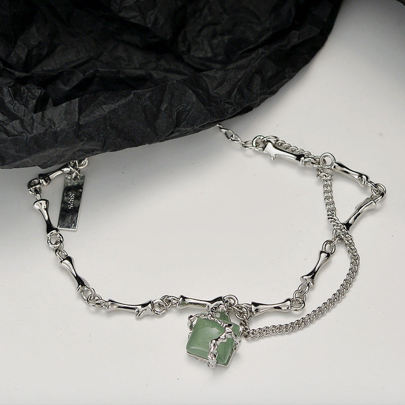 Green Aventurine Bracelet Ornament Women Pi-Mart
