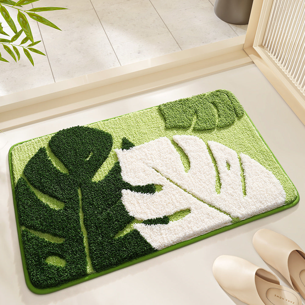 Bathroom Carpet Non-slip High And Low Velvet Floor Mat Pi-Mart