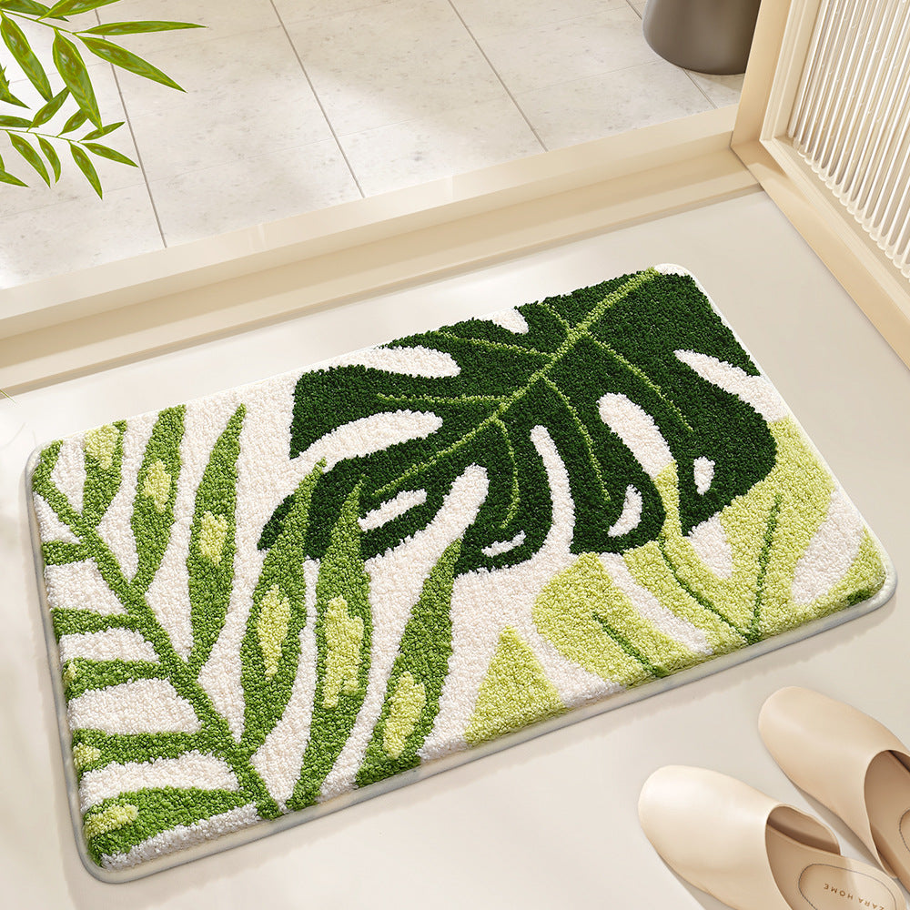 Bathroom Carpet Non-slip High And Low Velvet Floor Mat Pi-Mart
