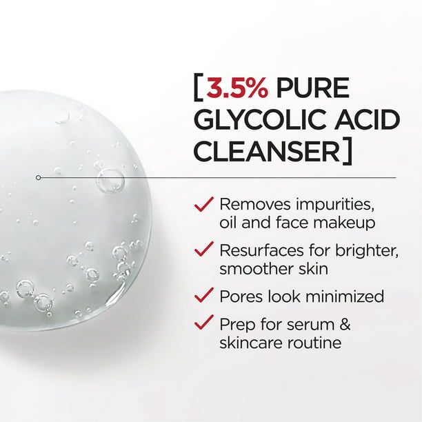 L'Oreal Paris Revitalift Derm Intensives 3.5% Glycolic Acid Cleanser, 6.7 fl oz EasyOptionXY LLC