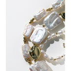 Natural Baroque Pearl Collar Chain Jewelry Pi-Mart
