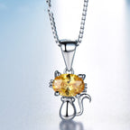 Cat body Topaz GEM PENDANT Pi-Mart