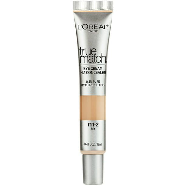 L'Oreal Paris Hyaluronic Acid True Match Eye Cream in a Concealer, Fair, 0.4 fl oz EasyOptionXY LLC