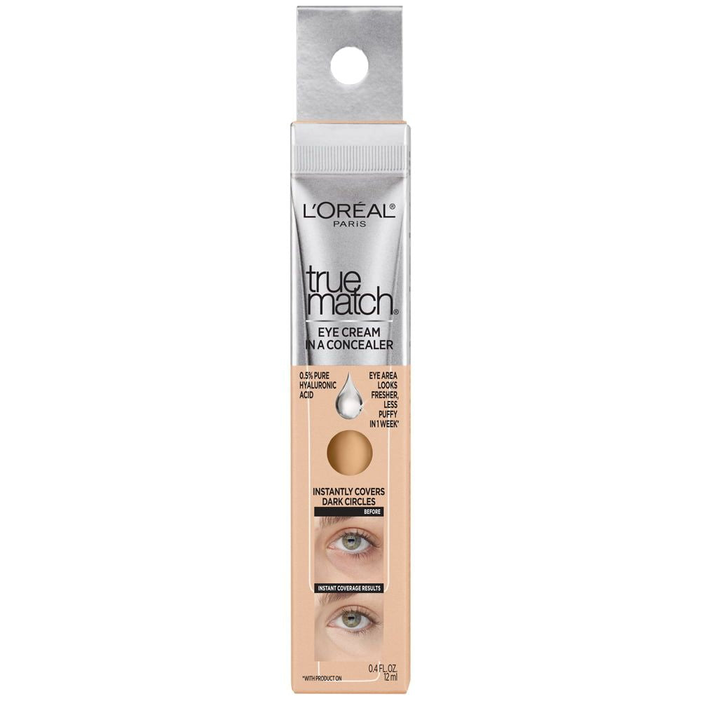 L'Oreal Paris Hyaluronic Acid True Match Eye Cream in a Concealer, Fair, 0.4 fl oz EasyOptionXY LLC