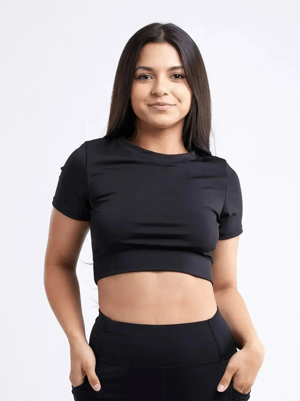 Short-Sleeve Crop Top - SJB-DIAMOND ELITES