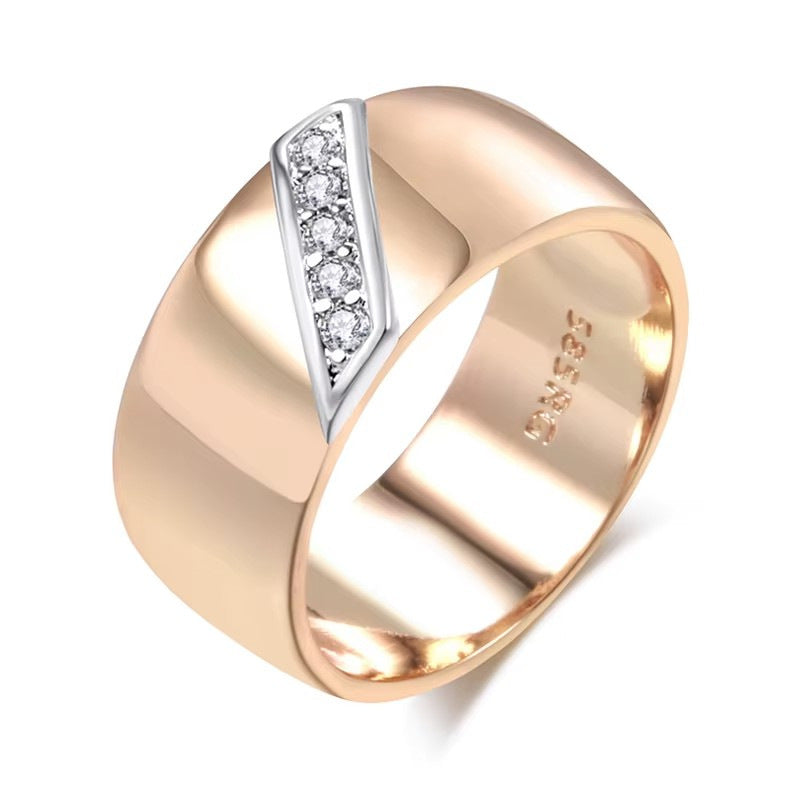Simple Fashion Personality Zircon Ring For Women Pi-Mart