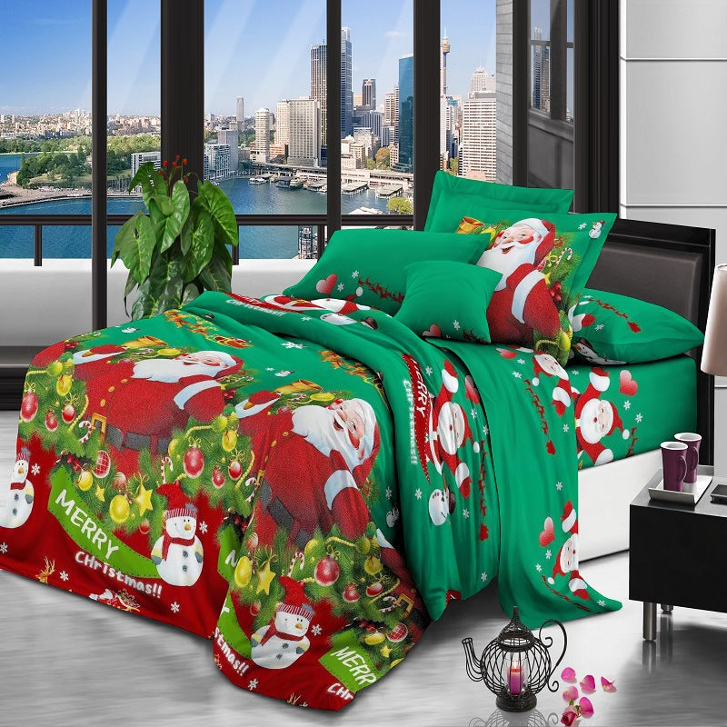 Santa bedding three-piece four-piece Pi-Mart