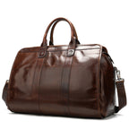 First Layer Cowhide Retro Large-capacity Travel Bag Pi-Mart