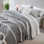 1pc Muslin Blankets, 4-Layer Muslin Functional blanket, Lightweight Soft Breathable Bedding Blanket, Throw Blanket For Couch, Nap, Picnic, All Season