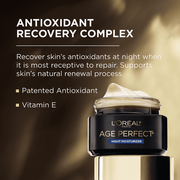 L'Oreal Paris Age Perfect Cell Renewal Night Moisturizer Anti Aging, 1.7 oz EasyOptionXY LLC