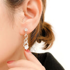 Ladies Autilite Gold Plated Earring Pi-Mart