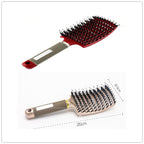 Hairbrush Anti Klit Brushy Haarborstel Women Detangler Hair Brush Bristle Nylon Scalp Massage  Teaser Hair Brush Comb Pi-Mart