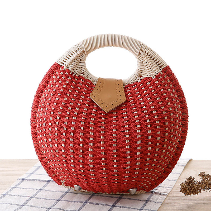 Rattan handbag Pi-Mart