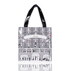 Letter printed handbag Pi-Mart