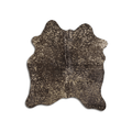 Acid Washed Gold Metallic Cowhide Rug - Camel/Brown Lootquake LLC