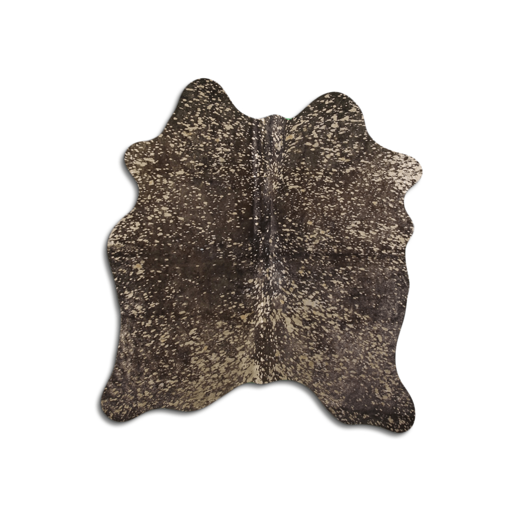 Acid Washed Gold Metallic Cowhide Rug - Camel/Brown Lootquake LLC