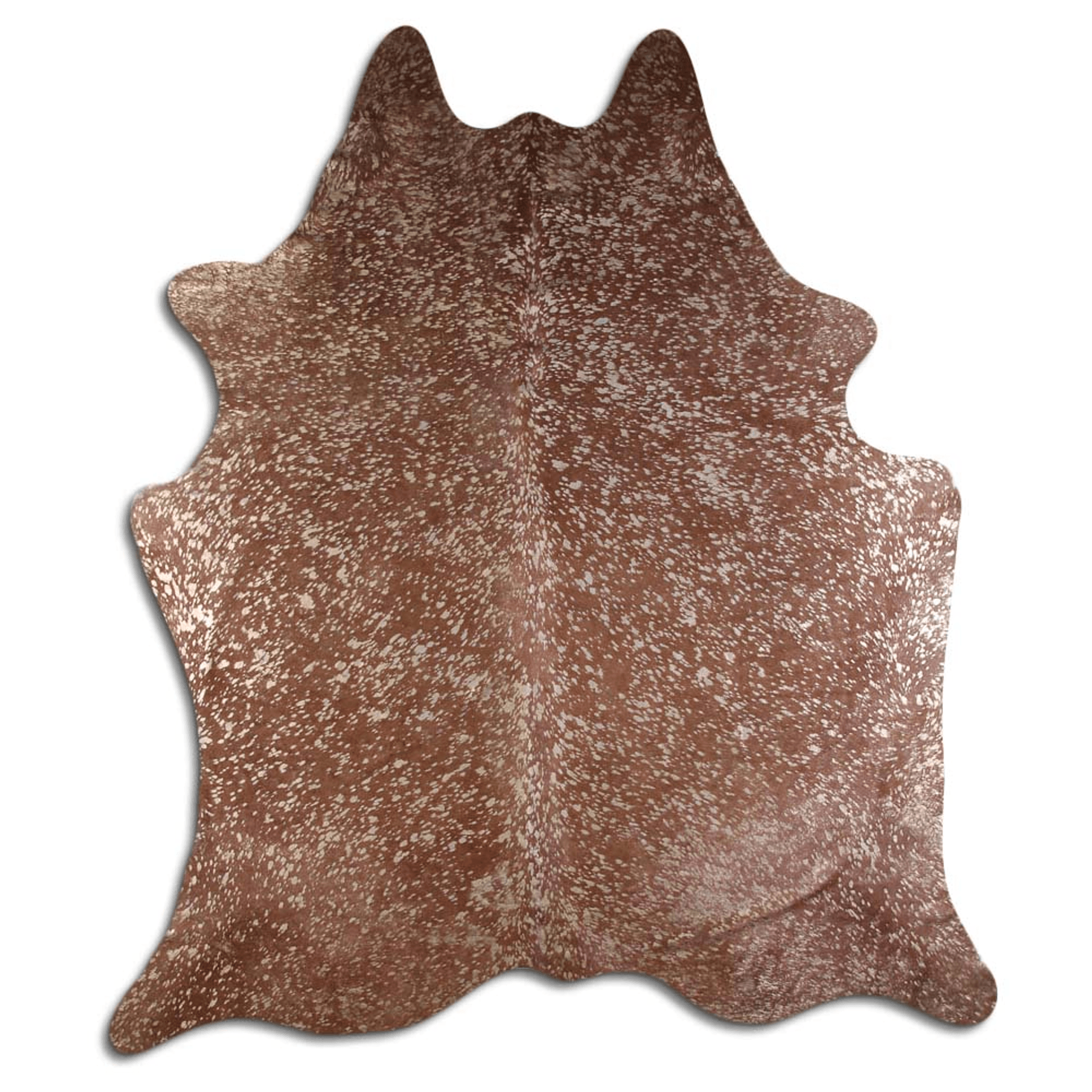 Acid Washed Gold Metallic Cowhide Rug - Camel/Brown Lootquake LLC