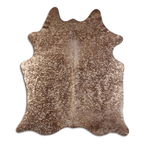 Acid Washed Gold Metallic Cowhide Rug - Camel/Brown Lootquake LLC