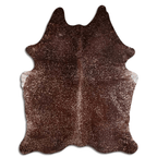 Acid Washed Gold Metallic Cowhide Rug - Camel/Brown Lootquake LLC