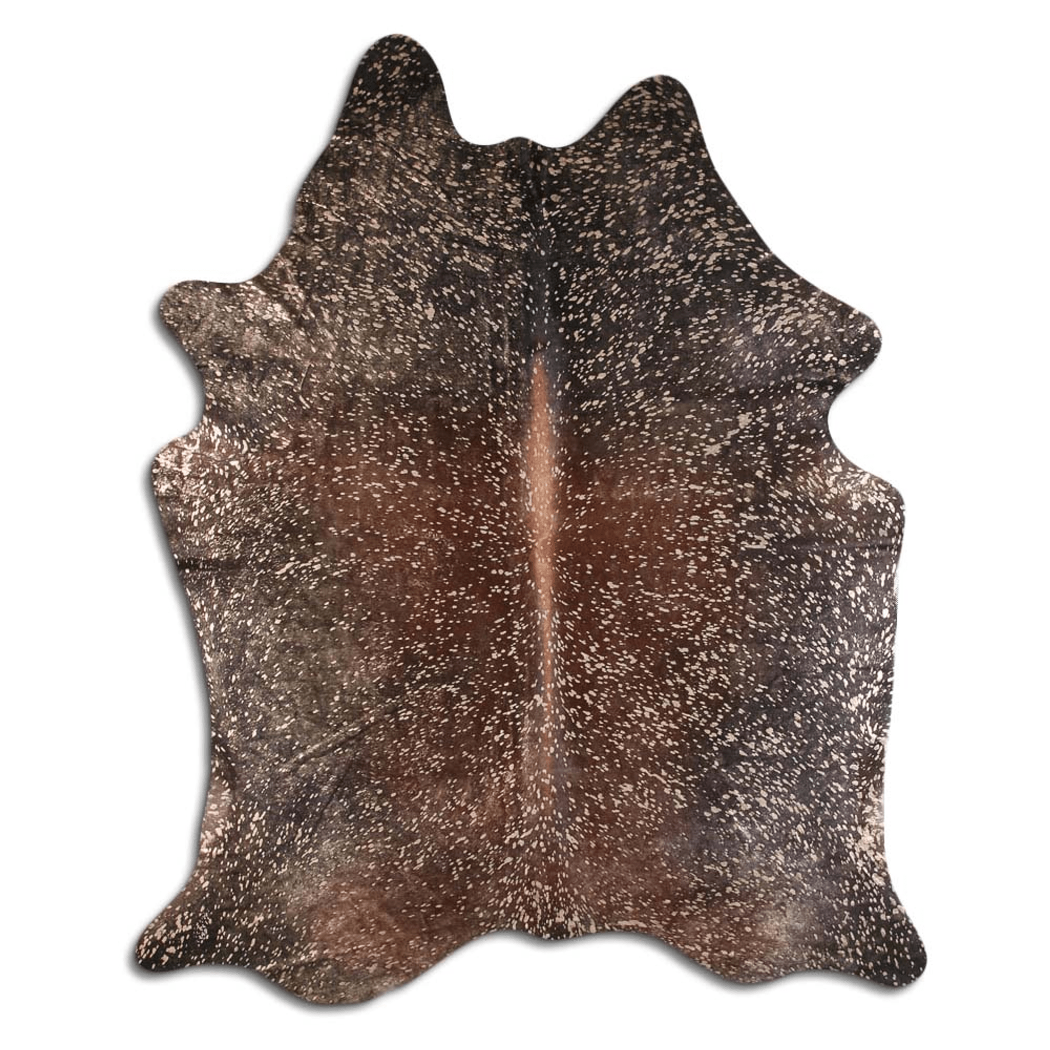 Acid Washed Gold Metallic Cowhide Rug - Camel/Brown Lootquake LLC