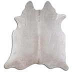 Acid Washed Silver Metallic Cowhide Area Rug - 32-45 Square Feet Lootquake LLC
