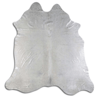 Acid Washed Silver Metallic Cowhide Area Rug - 32-45 Square Feet Lootquake LLC
