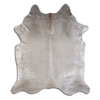 Acid Washed Silver Metallic Cowhide Area Rug - 32-45 Square Feet Lootquake LLC