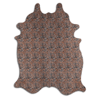 Elegant Printed Cowhide Area Rug - Baby Zebra Design Lootquake LLC