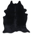 Dyed Black Cowhide Area Rug - Grade A Quality Lootquake LLC