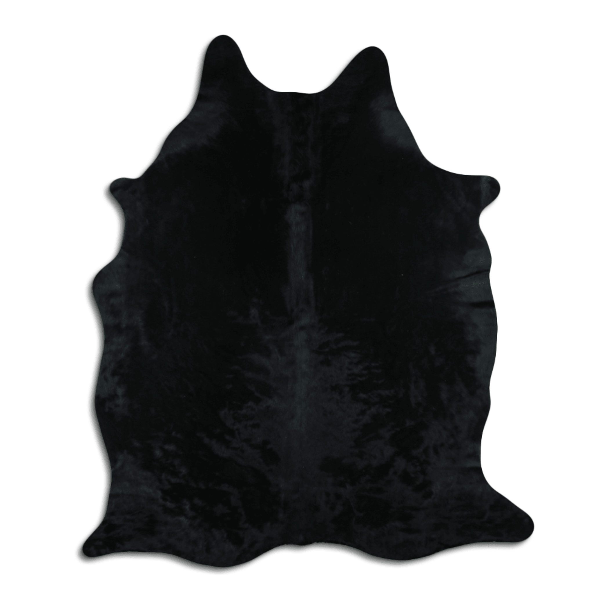 Dyed Black Cowhide Area Rug - Grade A Quality Lootquake LLC