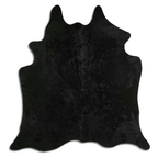 Dyed Black Cowhide Area Rug - Grade A Quality Lootquake LLC