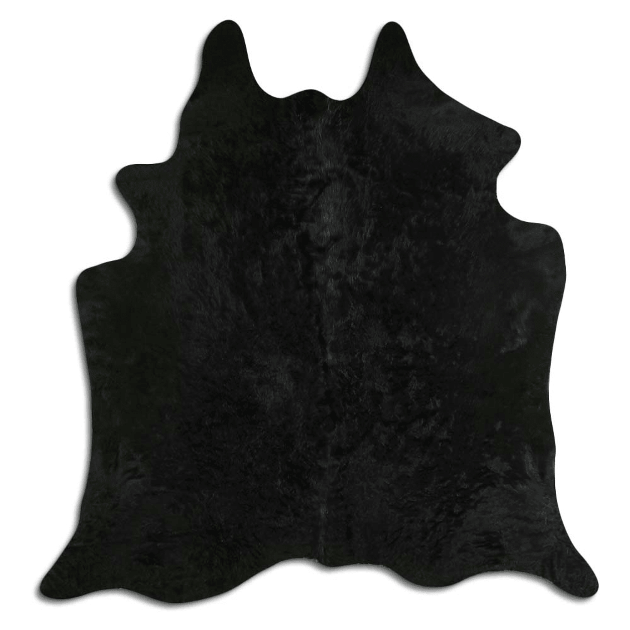 Dyed Black Cowhide Area Rug - Grade A Quality Lootquake LLC