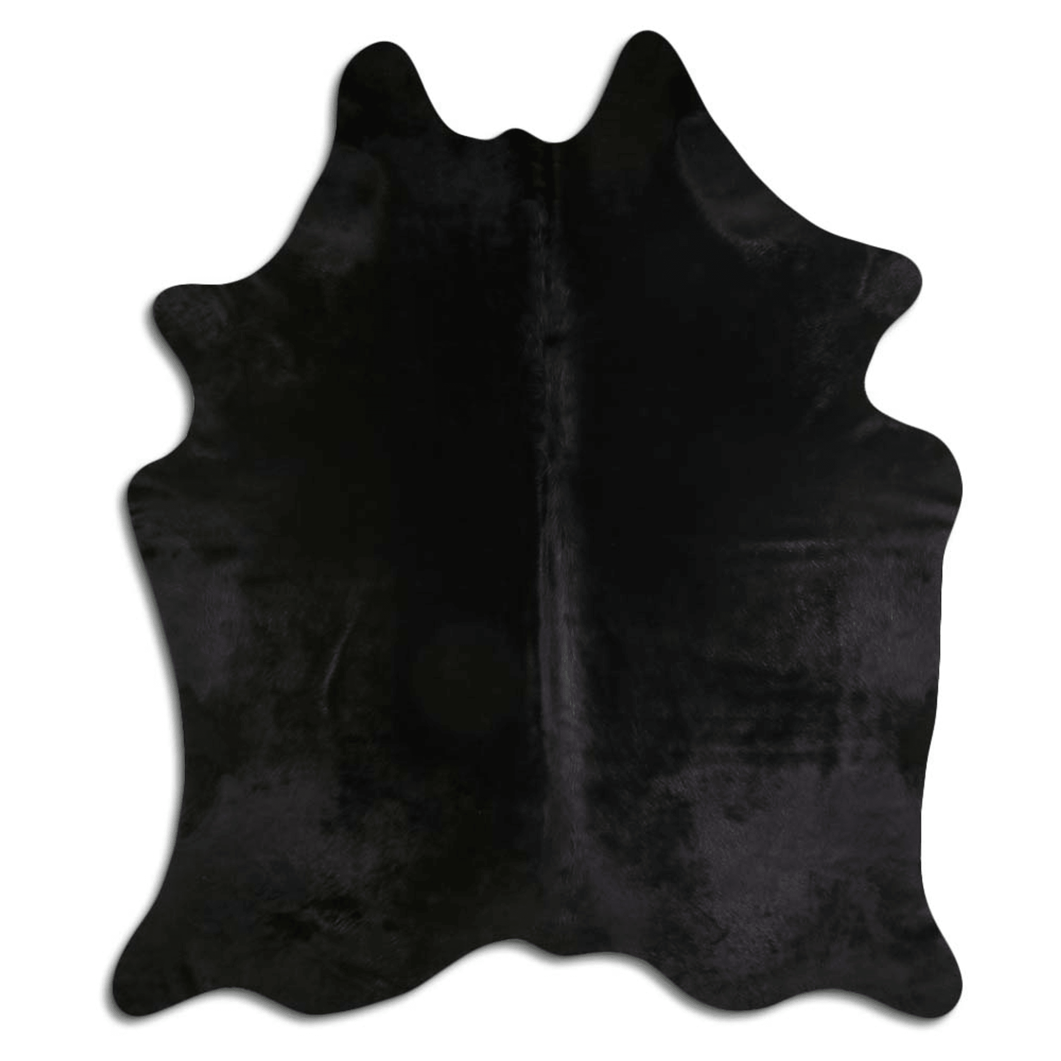 Dyed Black Cowhide Area Rug - Grade A Quality Lootquake LLC