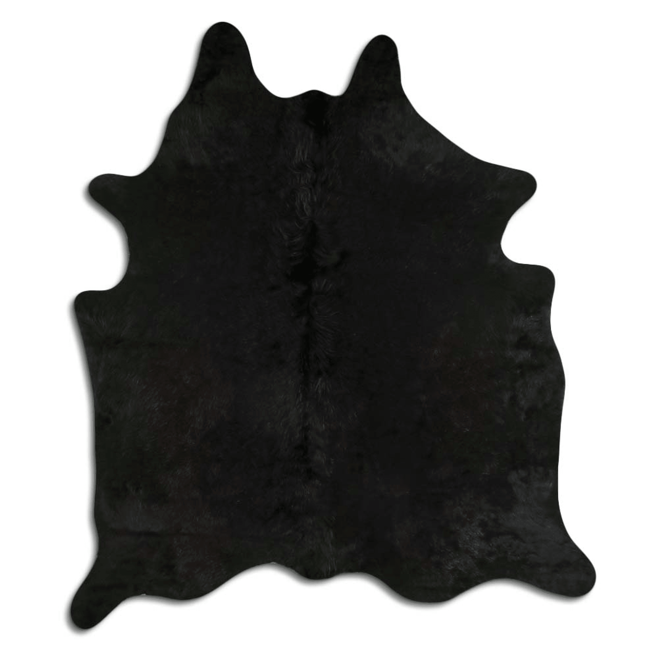 Dyed Black Cowhide Area Rug - Grade A Quality Lootquake LLC