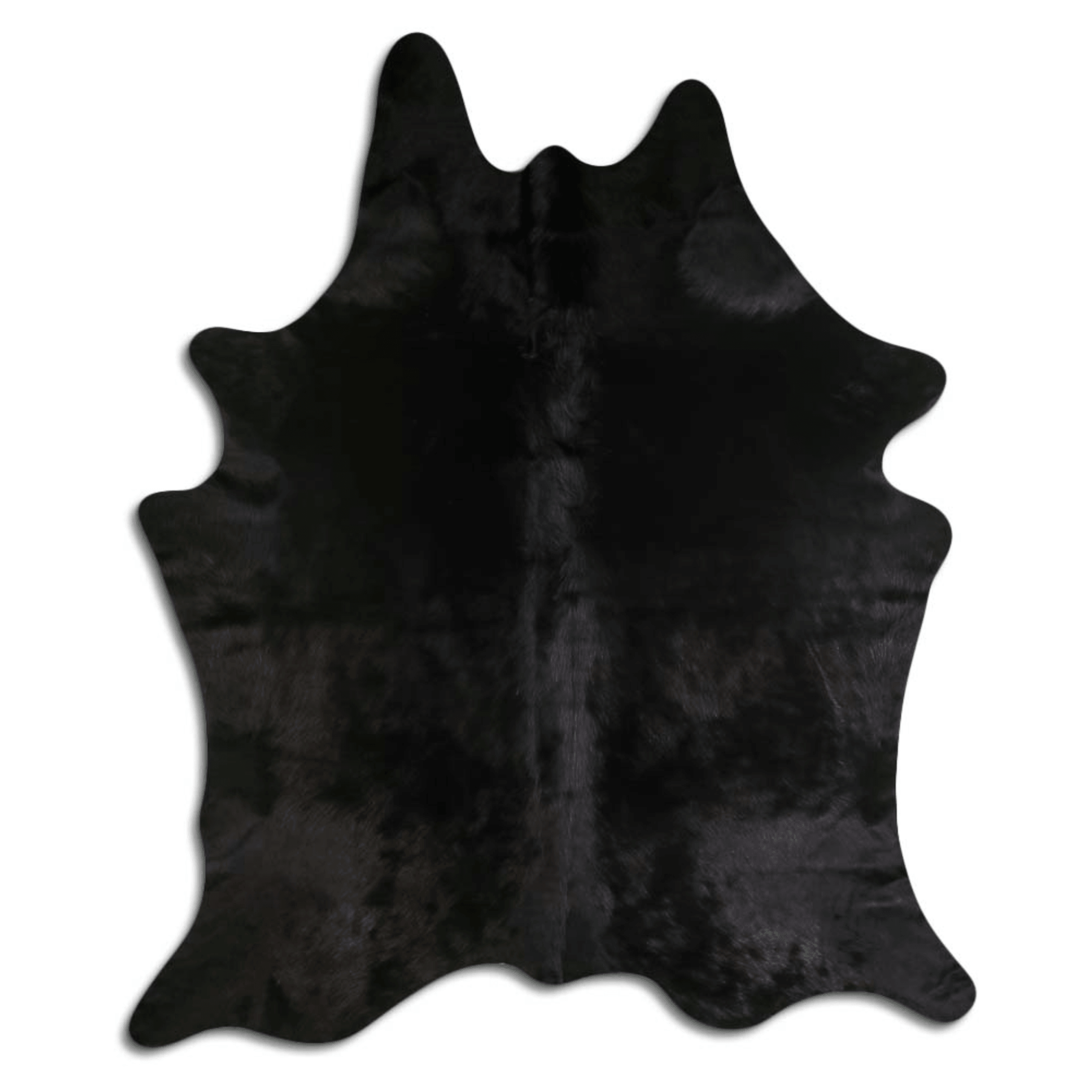 Dyed Black Cowhide Area Rug - Grade A Quality Lootquake LLC