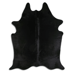 Dyed Black Cowhide Area Rug - Grade A Quality Lootquake LLC