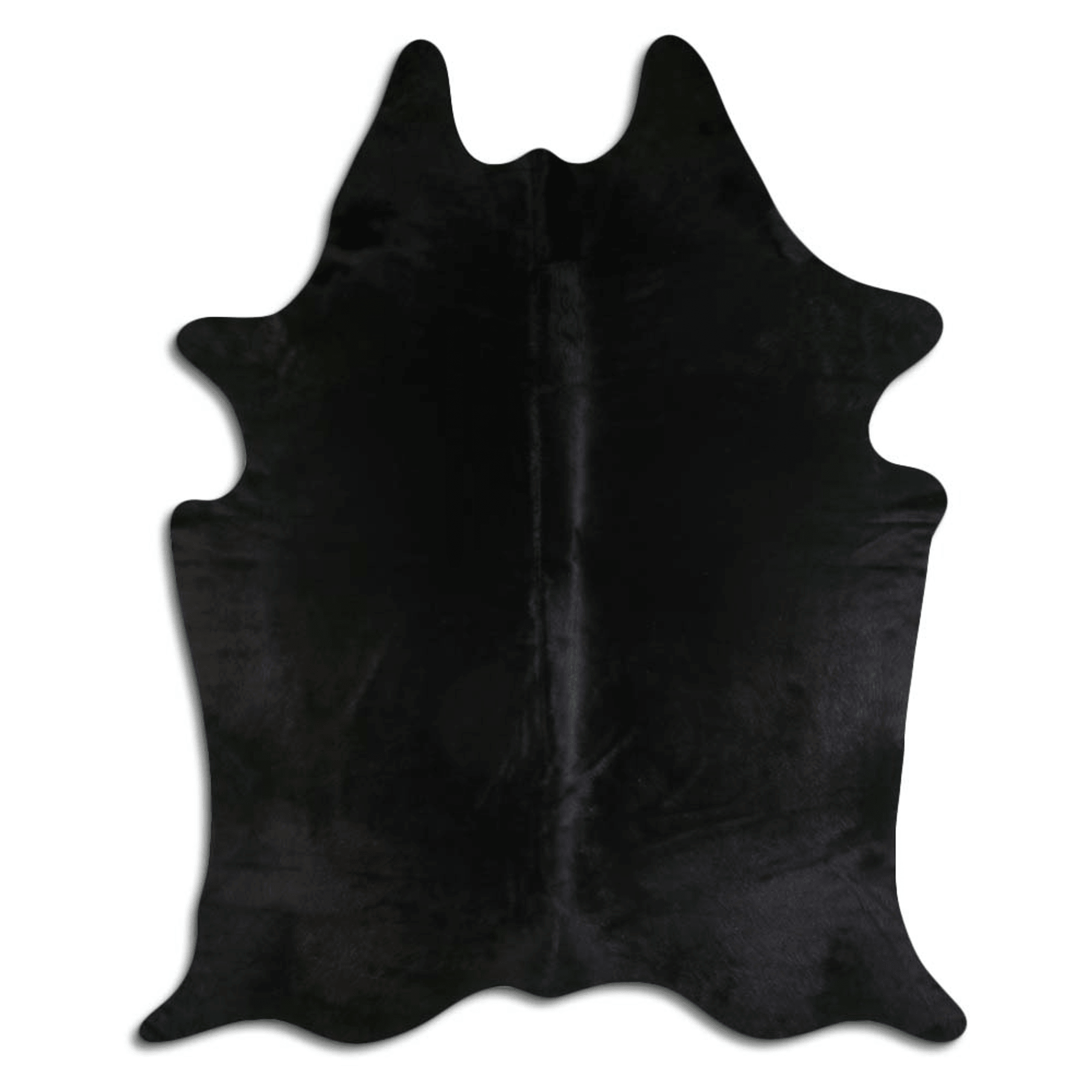 Dyed Black Cowhide Area Rug - Grade A Quality Lootquake LLC