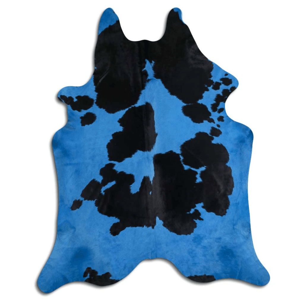 Dyed Black And White Cowhide Area Rug - 32-45 Sq. Ft. Lootquake LLC