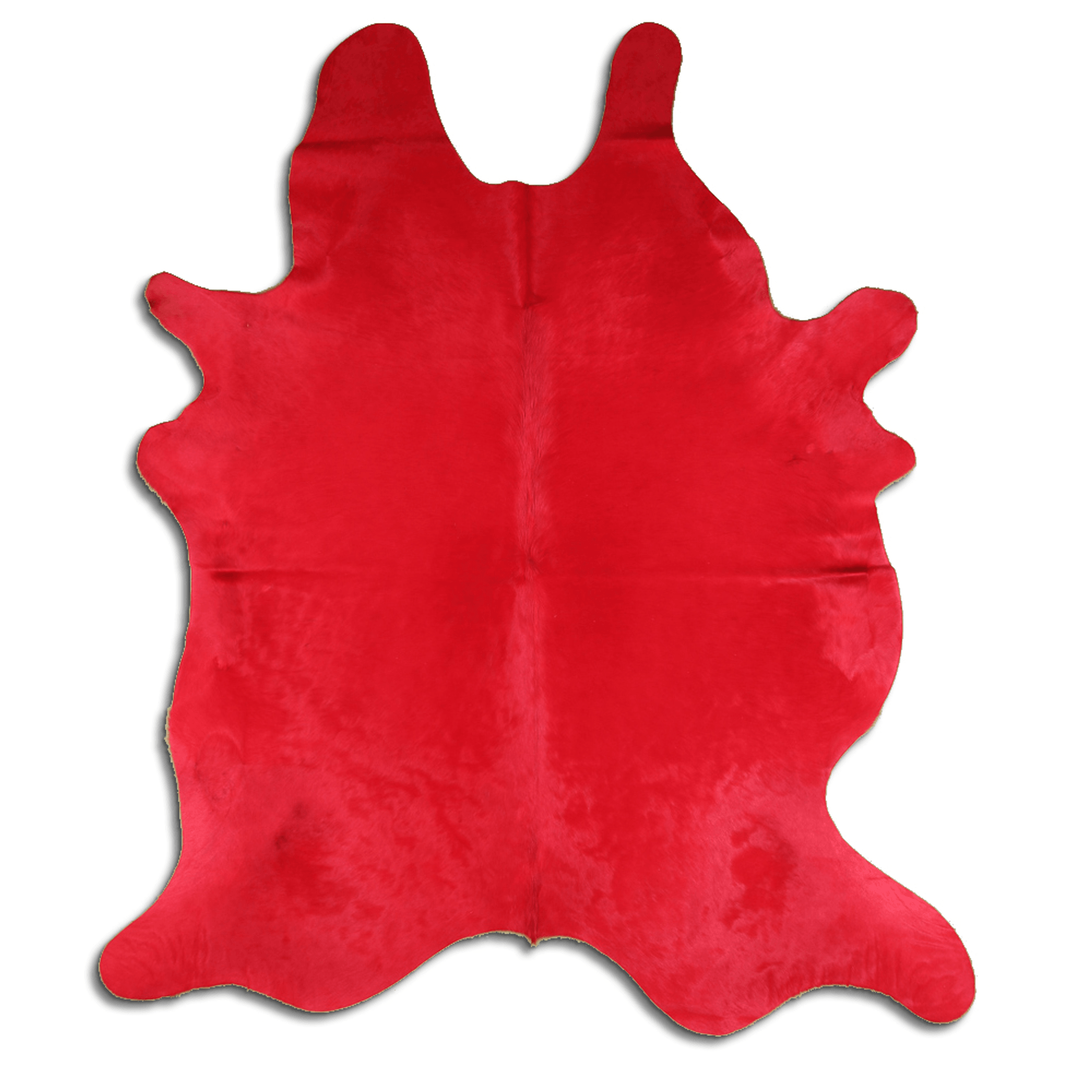 Dyed Red Cowhide Area Rug - Premium Quality And Versatile Décor Lootquake LLC