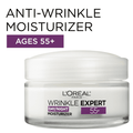 L'Oreal Paris Wrinkle Expert Age 55 Plus Anti-Aging Face Moisturizer, 2.5 fl oz