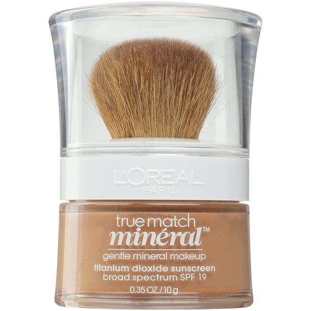 L'Oreal Paris True Match Powder Foundation, Soft Sable, 0.35 oz