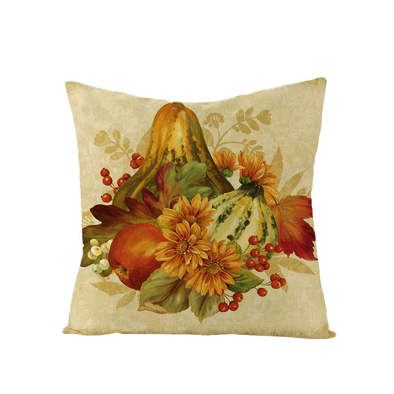 Linen Cushion  Office Sofa Cushion Cover Pi-Mart